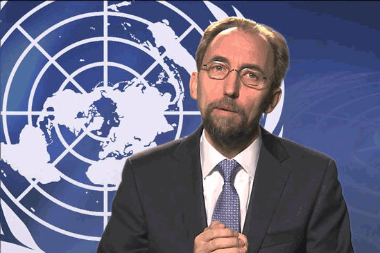 UN High Commissioner for Human Rights Zeid Ra’ad Al Hussein: Need for transparency, investigations, in light of “alarming” reports of major violations in south-east Turkey