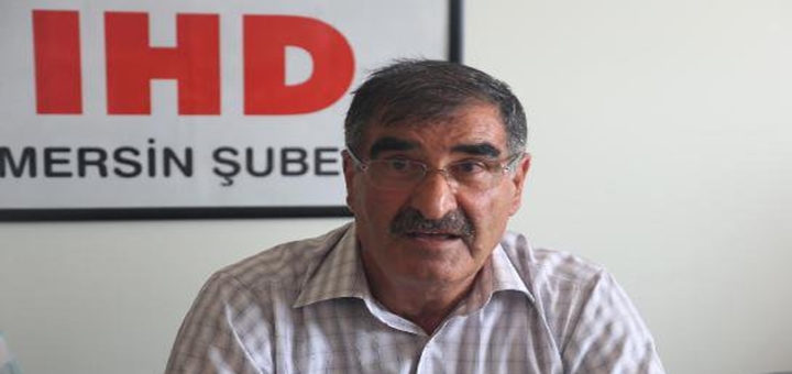 Freedom for Ali Tanrıverdi, President of Mersin Branch of IHD!