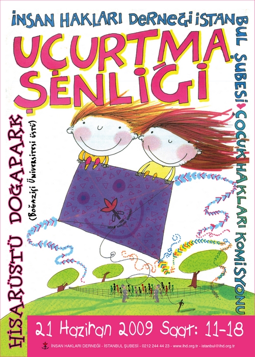 İHD İstanbul Şubesi Uçurtma Şenliği Afişi - 21 Haziran 2009