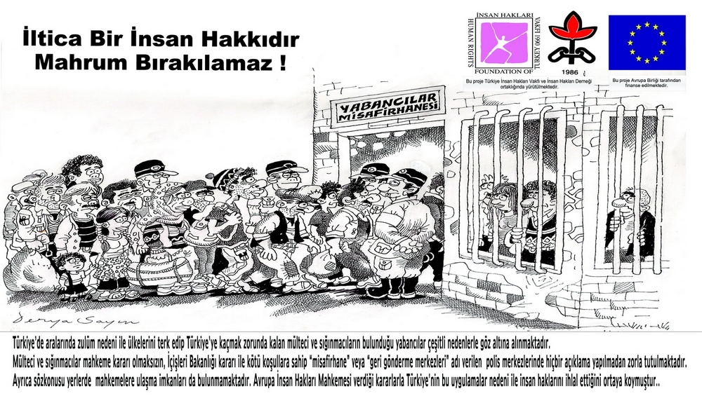 10-17 Aralık 2008 İnsan Hakları Haftası "Mülteci Afişi" Bilboard 2 - (TİHV ve İHD)