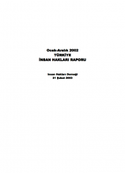 2002 İnsan Hakları İhlalleri Raporu