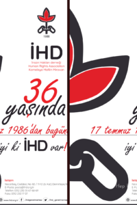 İHD 36. Yıl Afişi