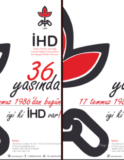 İHD 36. Yıl Afişi