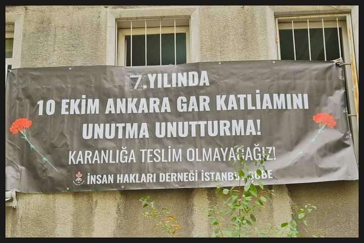 10 Ekim Ankara Katliami İnsanlığa Karşı İşlenmiş Bir Suçtur!