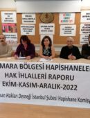 Marmara Bölgesi Hapishaneleri  Ekim-Kasım-Aralık Hak İhlalleri Raporu