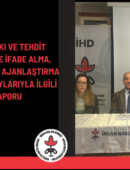 2024 Yılı Baskı ve Tehdit Yöntemleriyle İfade Alma, Mülakat Yapma, Ajanlaştırma ve Kaçırma Olaylarıyla İlgili Özel Rapor