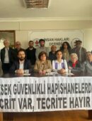 Yüksek Güvenlikli, S Tipleri ve F Tipi Hapishaneler Kapatılmalı