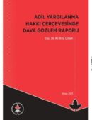 Adil Yargılanma Hakkı Çerçevesinde Dava Gözlem Raporu